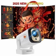 4K Mini Projector HD 1080P Portable WiFi Home Theater Projector Voice Remot 3
