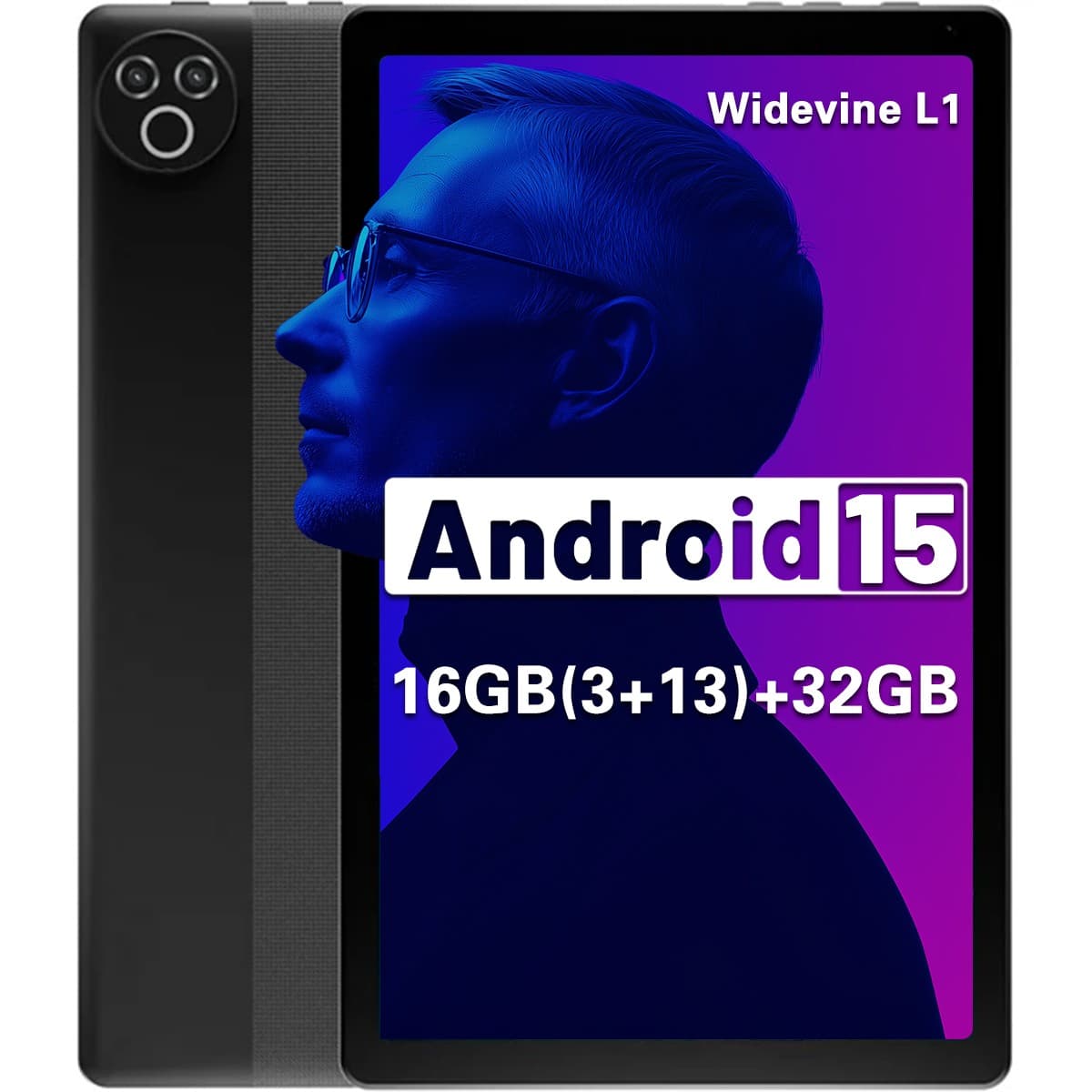 Anmesc Tablet 10.1 Inch 15 OS GMS Tablets PC 5-Core Touch