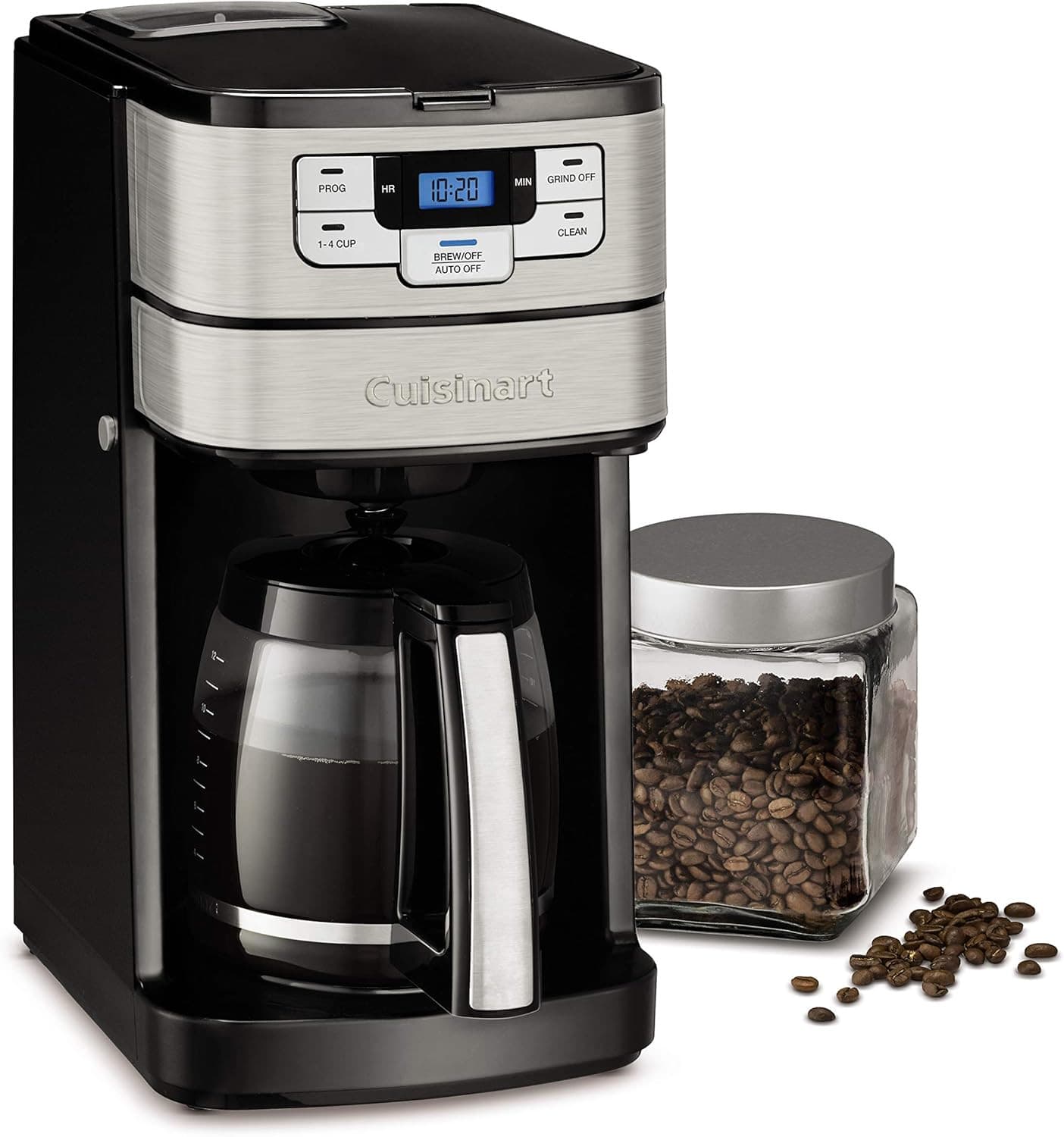Cuisinart Automatic Grind & Brew 12-Cup Coffee Maker Blade Grinder, Program