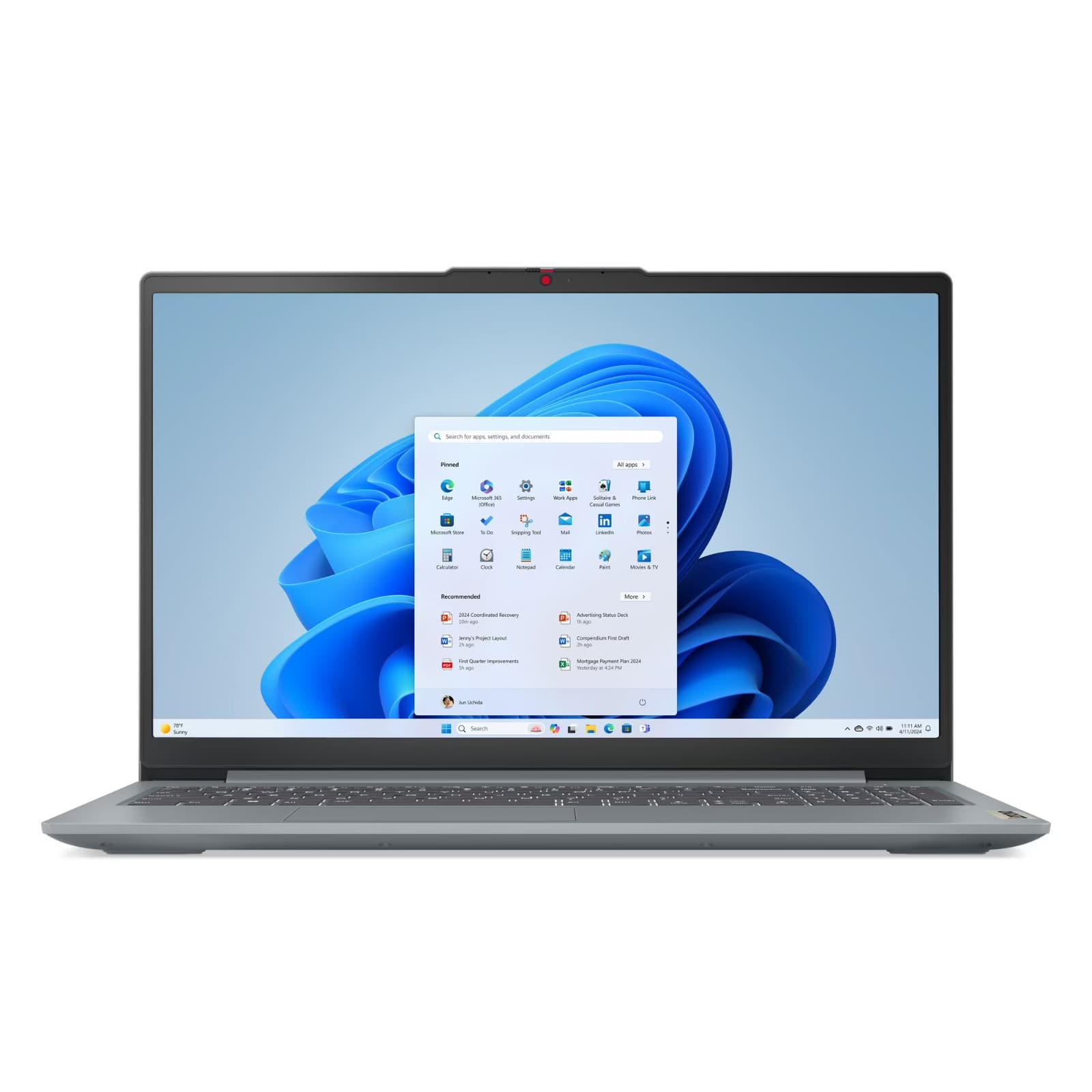 Lenovo IdeaPad Slim 3i 15.6" Laptop Intel Processor 128 SSD ( open seal)