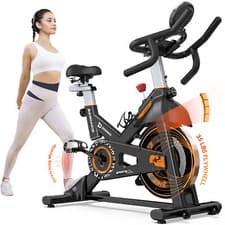 Indoor Exercise Bike Workout Bike Magnetic Resistance Stationary Cycling Bike