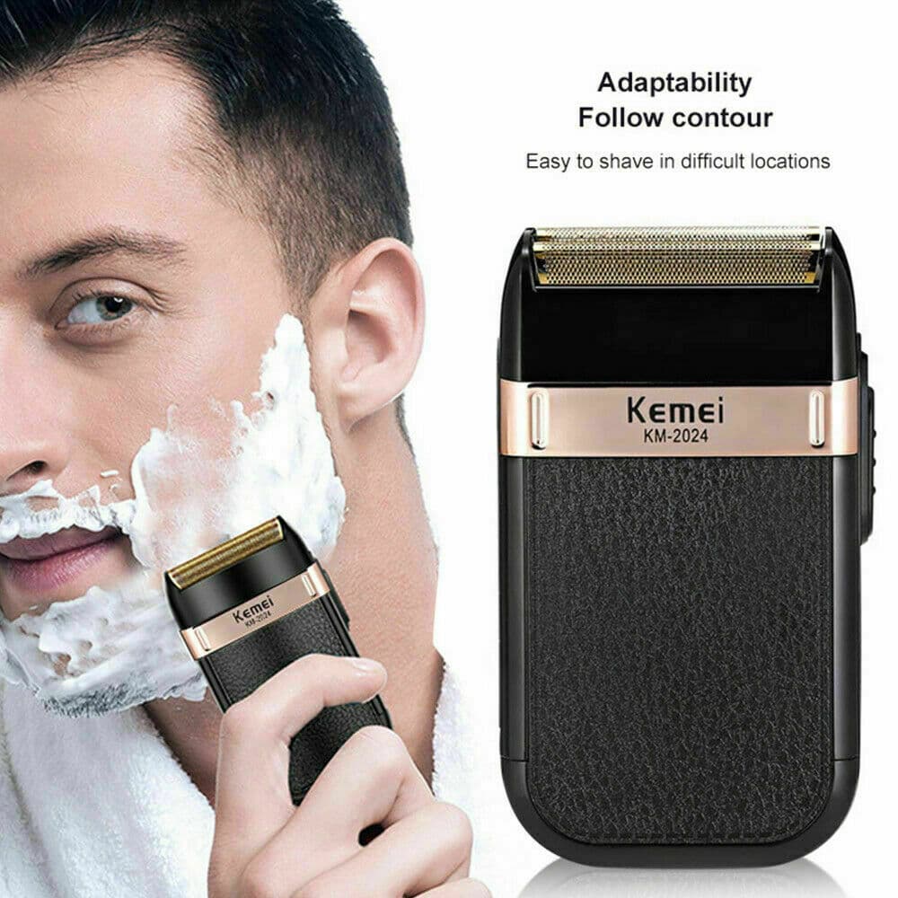 Kemei 2024 Men's Electric Shaver Trimmer Razor Rechargeable Hair Beard Shaving