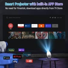 4K Mini Projector 10000 Lumen LED 1080P WiFi Bluetooth UHD Portable Home Theater 2