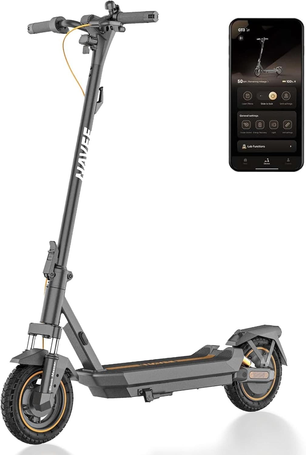 NAVEE GT3 Electric Scooter for Adults, 20MPH, 31 Miles Range,10" Tires, Commuter