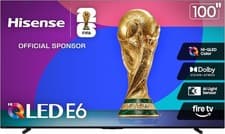 Hisense 100" Class E6 Series QLED 4K UHD Smart Fire TV (100E6QF, 2025 Model) - Q