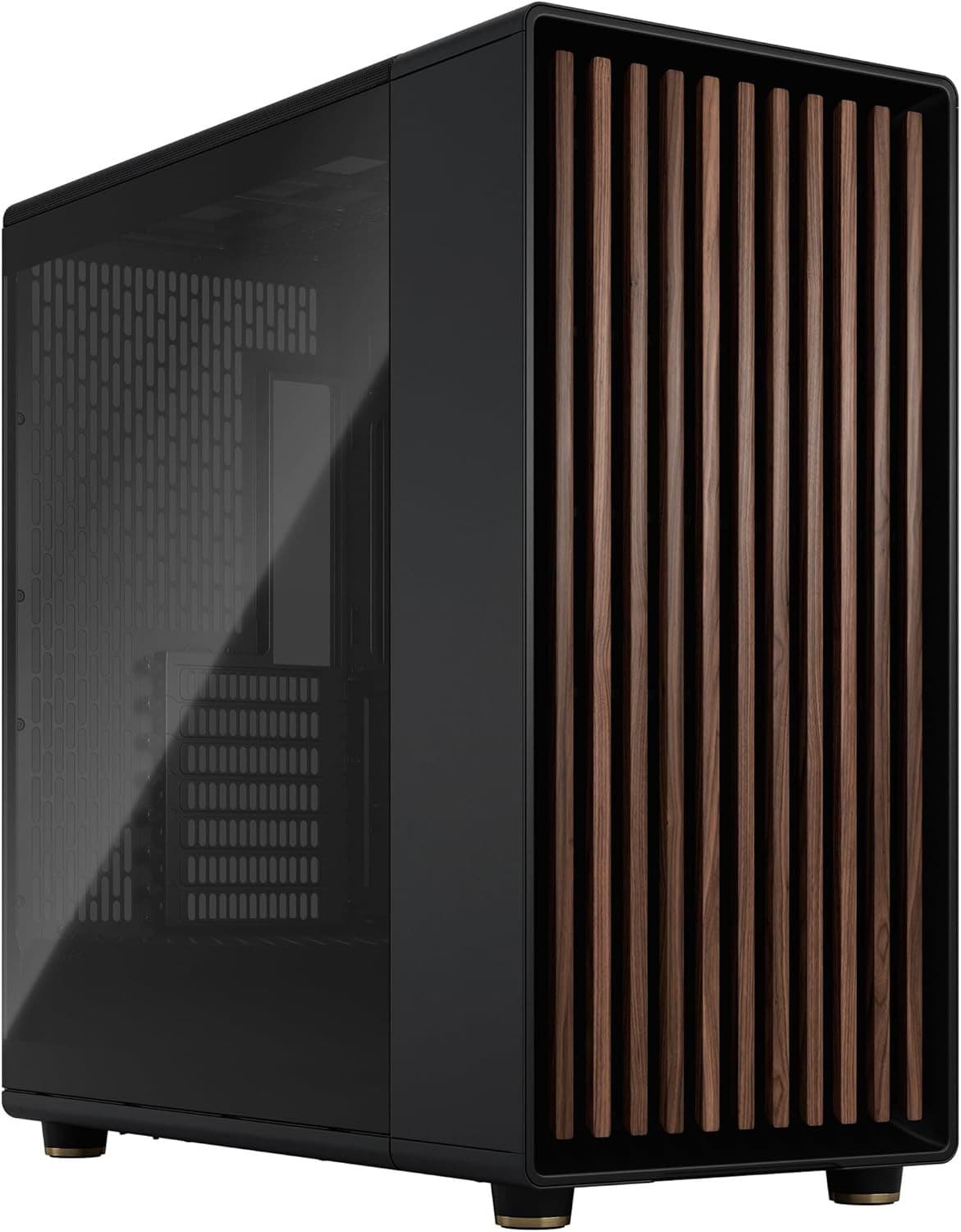 Fractal Design North ATX Mid Tower Case Charcoal Black Walnut