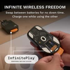Glorious Model O3 Wireless Lightweight Optical InfinitePlay Battery 4