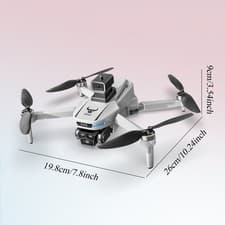 4K Camera Drone RC Screen Foldable Brushless Quadcopter Obstacle Avoidance 9