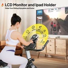 Home Stationary Bike Upright Exercise Bike Indoor Cycling Cardio Workout Bike 11