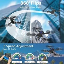 Mini Drone Camera HD 1080P Foldable Quadcopter 1 Battery 7