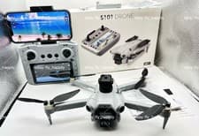 8K HD Drone Dual Camera Brushless Motor Foldable Quadcopter 2 Batteries 4