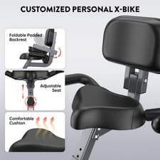 Fitness Exercise Bike Indoor Cycling Stationary Bicycle Home Cardio Workout Bike 5