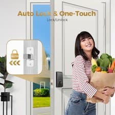 ARPHA Keyless Smart Door Lock Anti-Peeping Password Electronic Keypad Entry 4