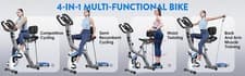 Fitness Exercise Bike Indoor Cycling Stationary Bicycle Home Cardio Workout Bike 13