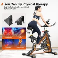 Home Stationary Bike Upright Exercise Bike Indoor Cycling Cardio Workout Bike 16