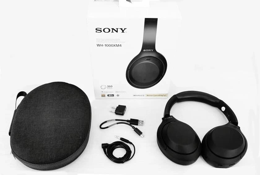 Sony WH-1000XM4 Wireless Noise-Canceling Headphones (Black) WH1000XM4 B