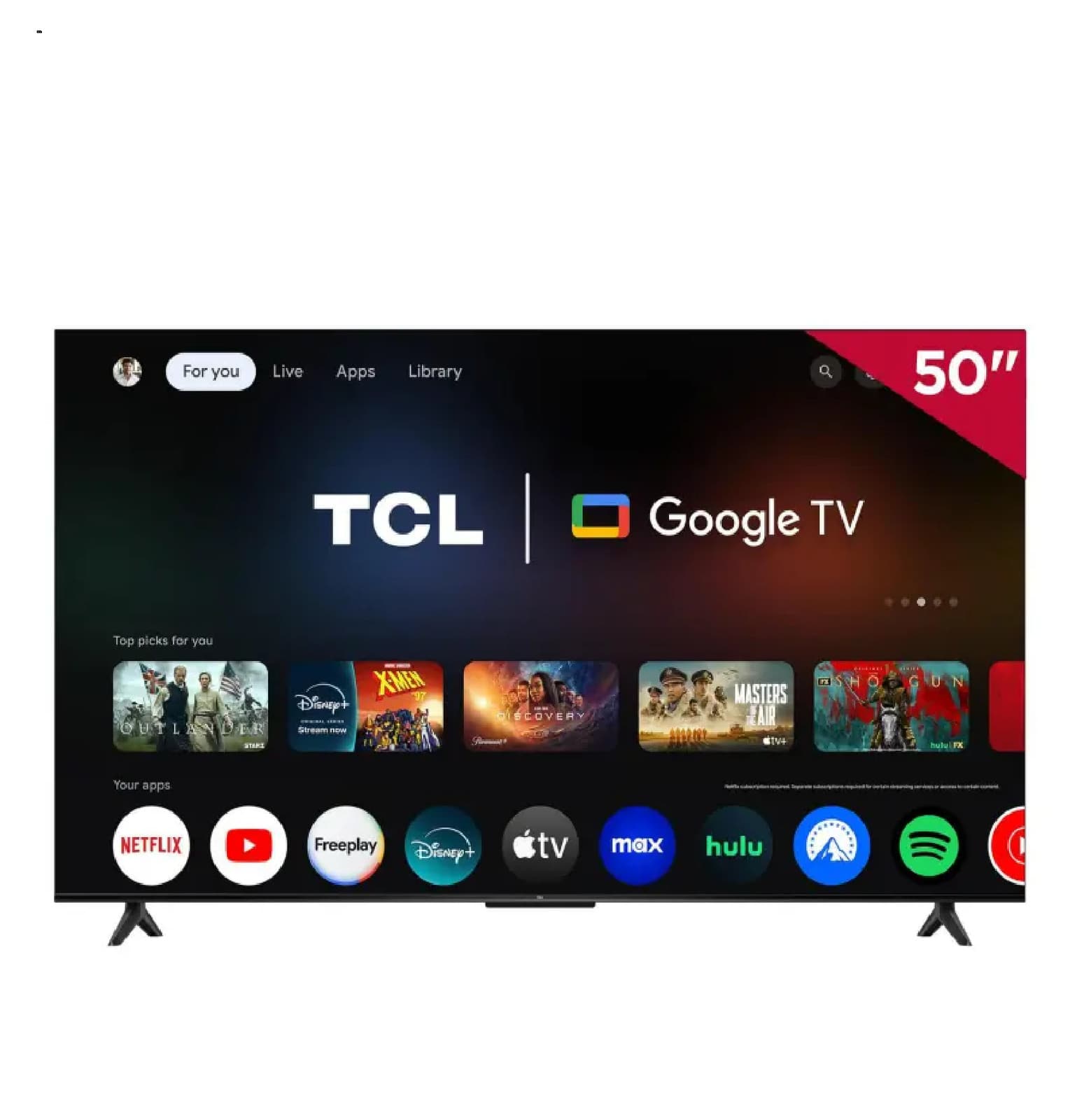 TCL 50" Class 4K (2160p) QLED Smart TV (50Q51K)