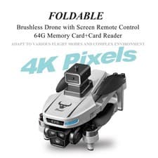 4K Camera Drone RC Screen Foldable Brushless Quadcopter Obstacle Avoidance 6