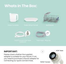 Compact Countertop Dishwasher 6 Programs & Built-In Water Tank - Easy Use 12