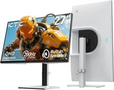 KTC H27T6 27in Gaming Monitor w Speakers,2K 200Hz 210Hz,Fast IPS HDR400 Monitors