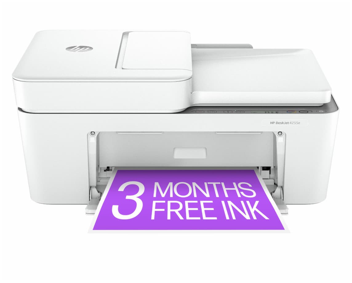 HP DeskJet 4255e All-in-One Printer 3 Months of Instant Ink for free