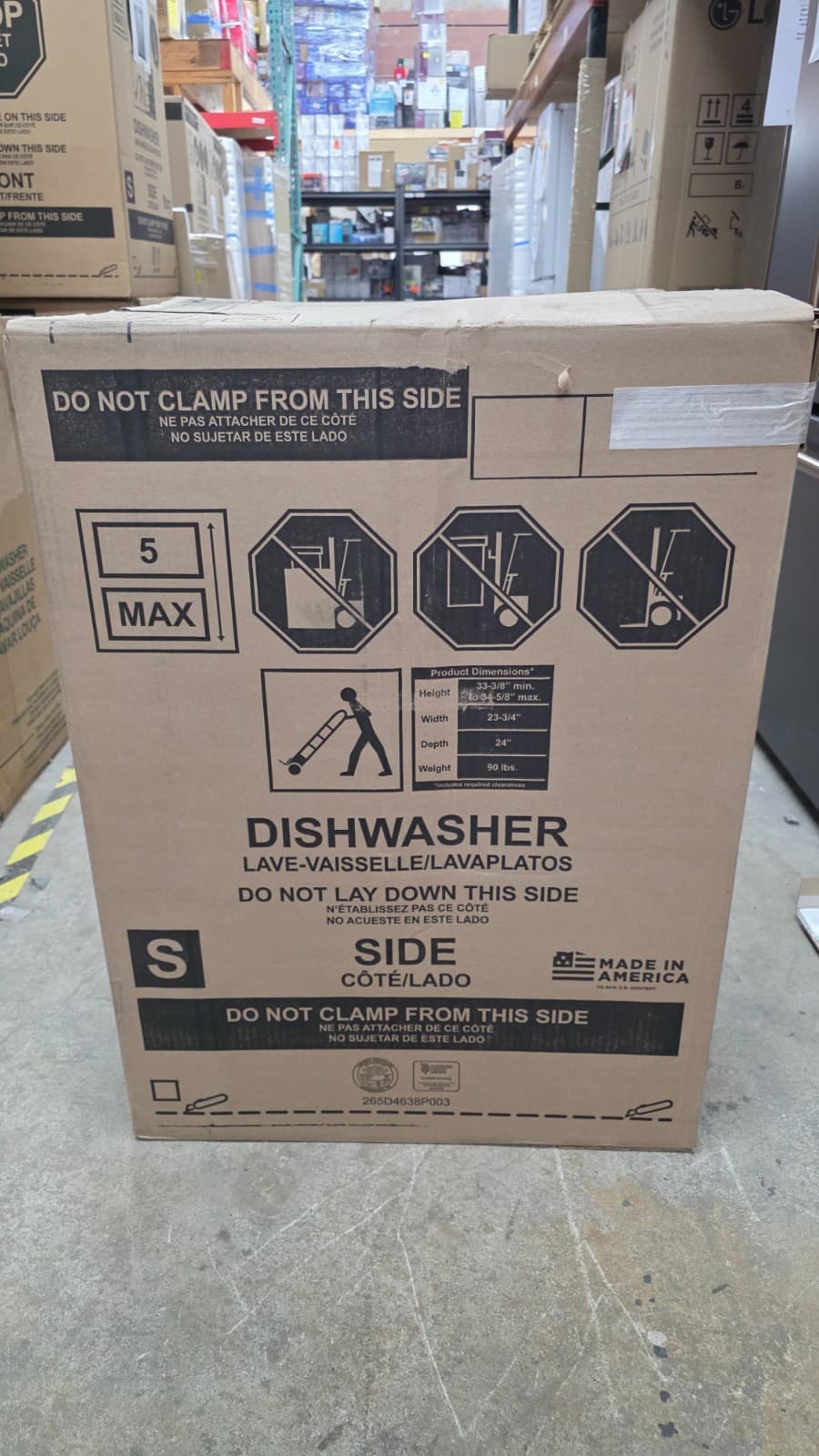 GE GDT535PSRSS 24" Built-In Dishwasher Stainless Steel Dry Boost Steam Sanitize