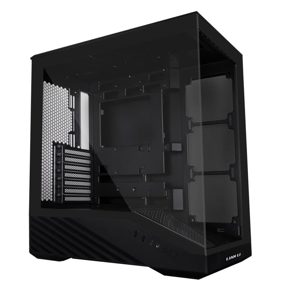 Lian Li ATX Mid-Tower PC Case Black w LED RGB Strip Tempered Glass