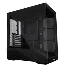 Lian Li ATX Mid-Tower PC Case Black w LED RGB Strip Tempered Glass