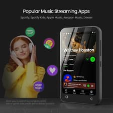 Mp3 Player Bluetooth and WiFi, Parental Controls, Pre-Installed S 3