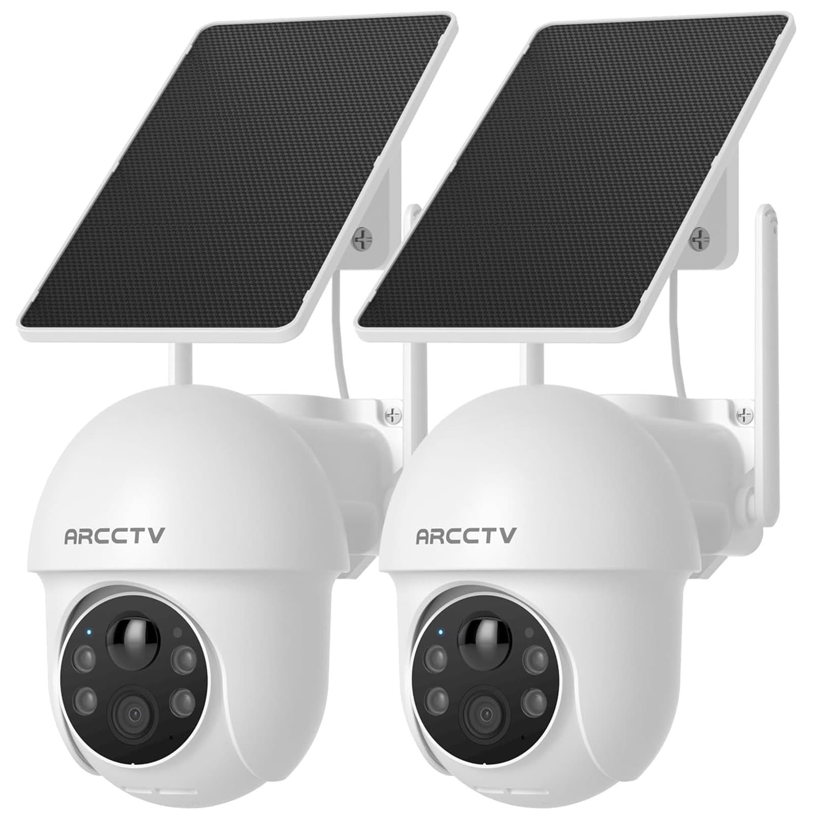 ARCCTV Wifi Wireless Solar Security Camera Outdoor Battery Powered Pan Tilt Home