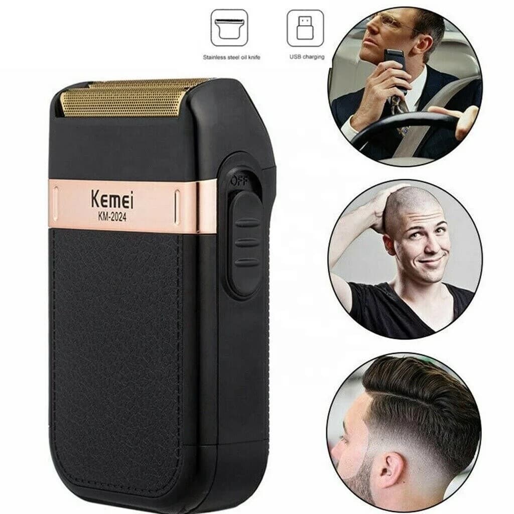 Kemei Men's Electric Shaver Trimmer Razor Rechargeable Hair Beard Shaving