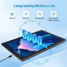 Android 16 10 Inch Tablet, Expand, Octa-Core , WiFi 6 BT5.2 4