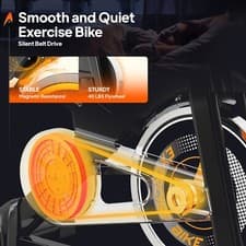 Home Stationary Bike Upright Exercise Bike Indoor Cycling Cardio Workout Bike 13