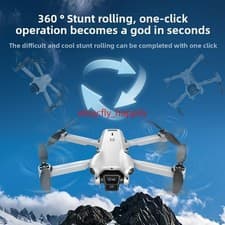 8K HD Drone Dual Camera Brushless Motor Foldable Quadcopter 2 Batteries 18