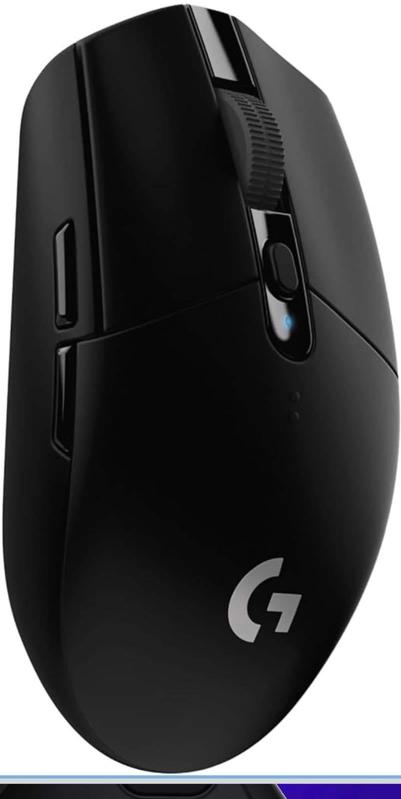 Logitech Lightspeed Wireless Gaming Mouse HERO 12,000 DPI 6 Buttons Black