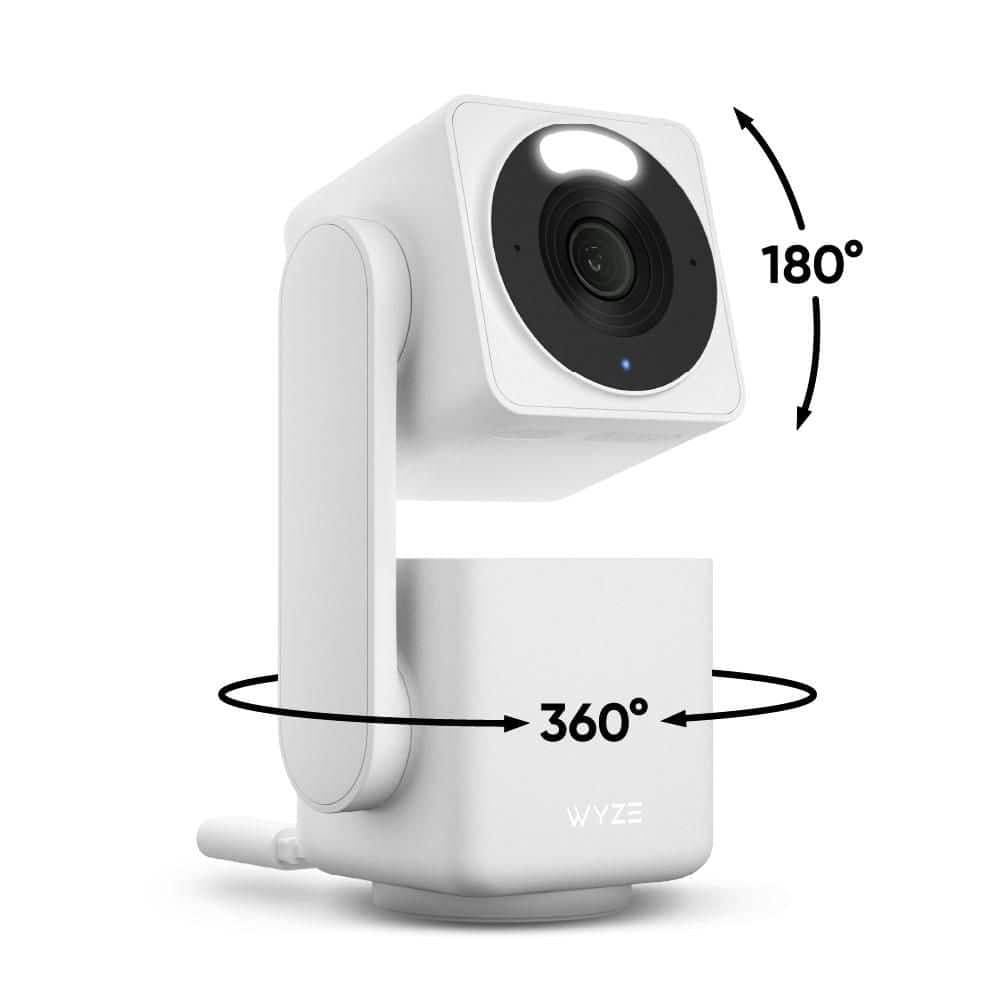 Wyze Cam Pan v4 Indoor Outdoor Plug-In 4K Security Camera 360° Pan