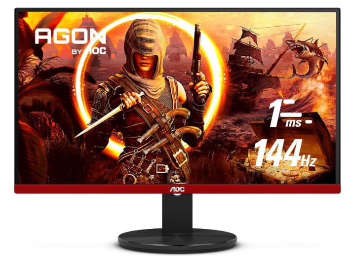 AOC G2490VX 24" Frameless Gaming Monitor FHD 144H, 1920x1080